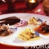 Hareng de Norvège au raifort et aux épices de Noël