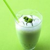 Milk-shake de fèves au basilic