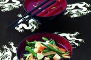 Haricots verts au wok