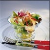 Salade de crevettes à l'abondance aux deux radis