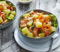 salade-de-pommes-de-terre-primeurs-crabe-pamplemousse-carotte-persil